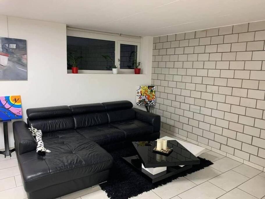Basel - 5 Mins Away - Modern Basement Studio With Kitchen 35M2 In Muttenz Exterior foto